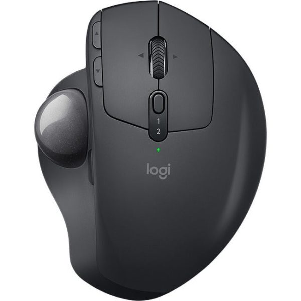 Logitech MX ERGO PLUS Advanced Wireless Trackball for PC and MAC with extra 10° wedge Supply