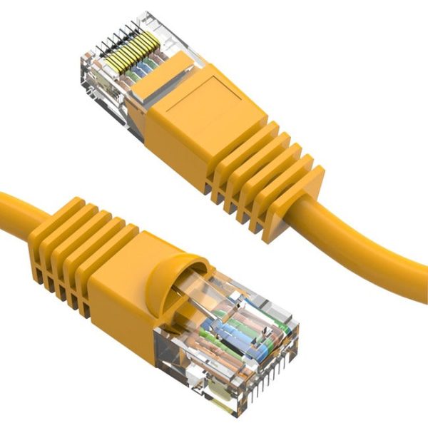 Axiom 2FT CAT6 550mhz Patch Cable Molded Boot (Yellow) on Sale