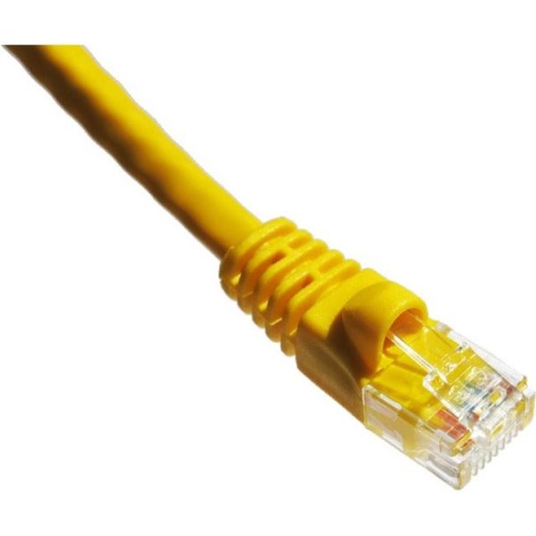 Axiom 10FT CAT6A 650mhz Patch Cable Molded Boot (Yellow) Online now