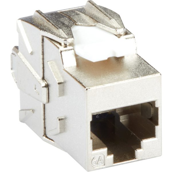 Black Box CAT6A Jack - Shielded, Silver Online now