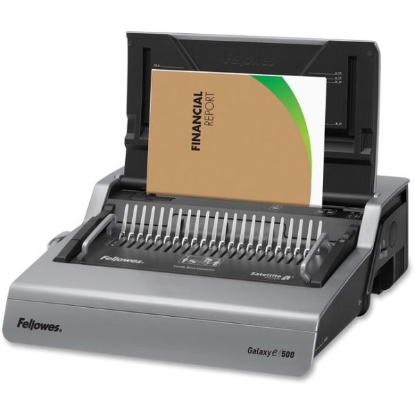 Fellowes Galaxy-E™ 500 Electric Comb Binding Machine w  Starter Kit For Discount