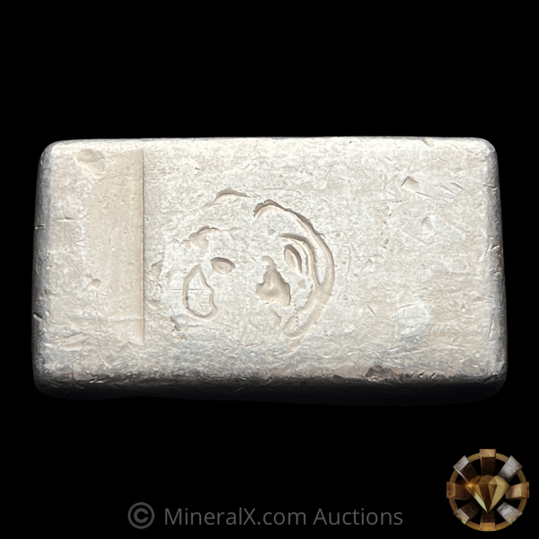 Engelhard 10oz Vintage Poured Silver Bar Cheap - Image 2